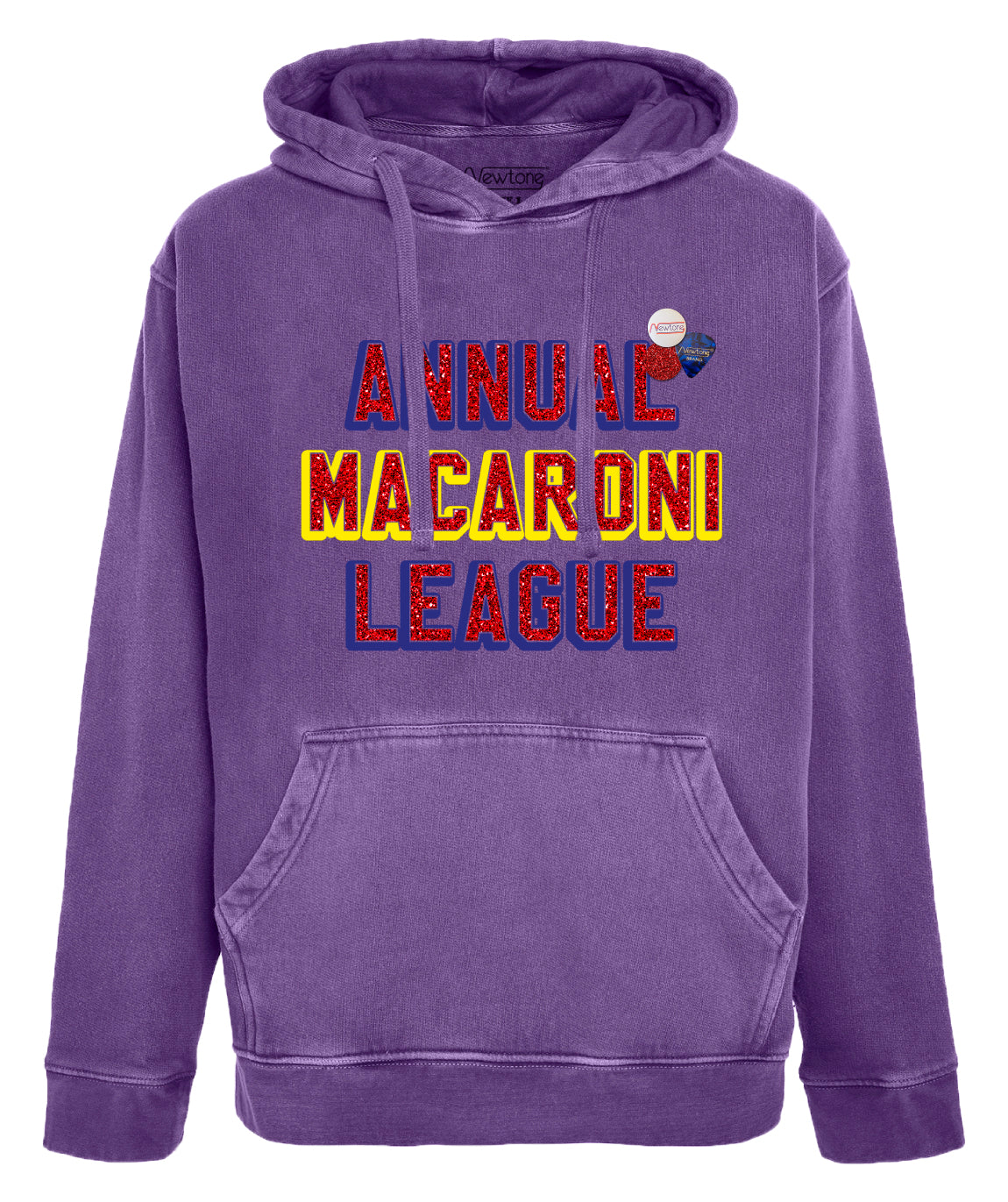 MACARONI" jagger purple hoodie
