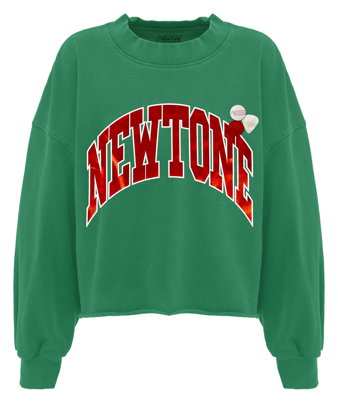 TONE SS25" apple crop sweatshirt