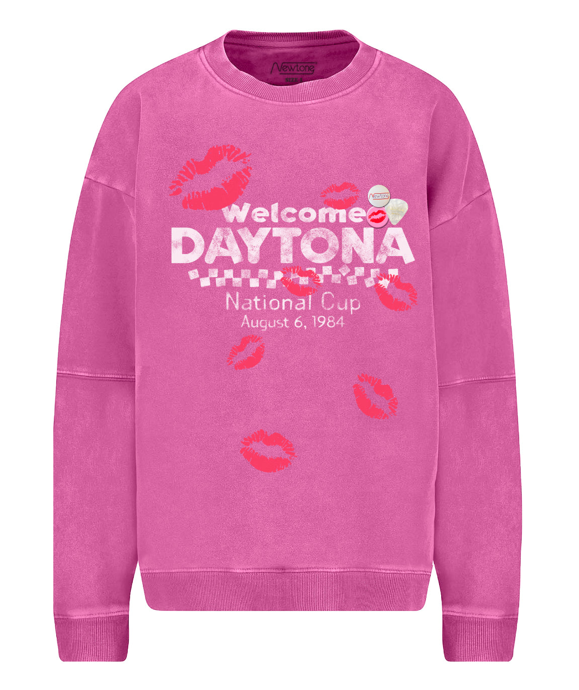 NASCAR" fuschia roller sweatshirt