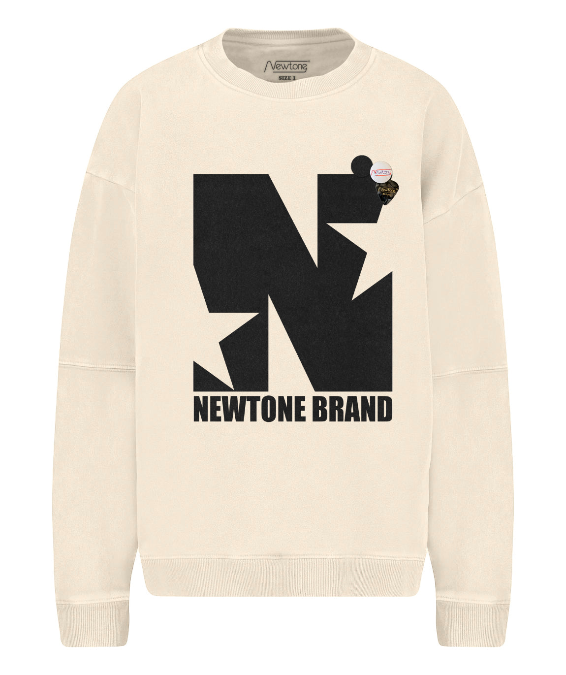 SINGLE" natural roller sweatshirt