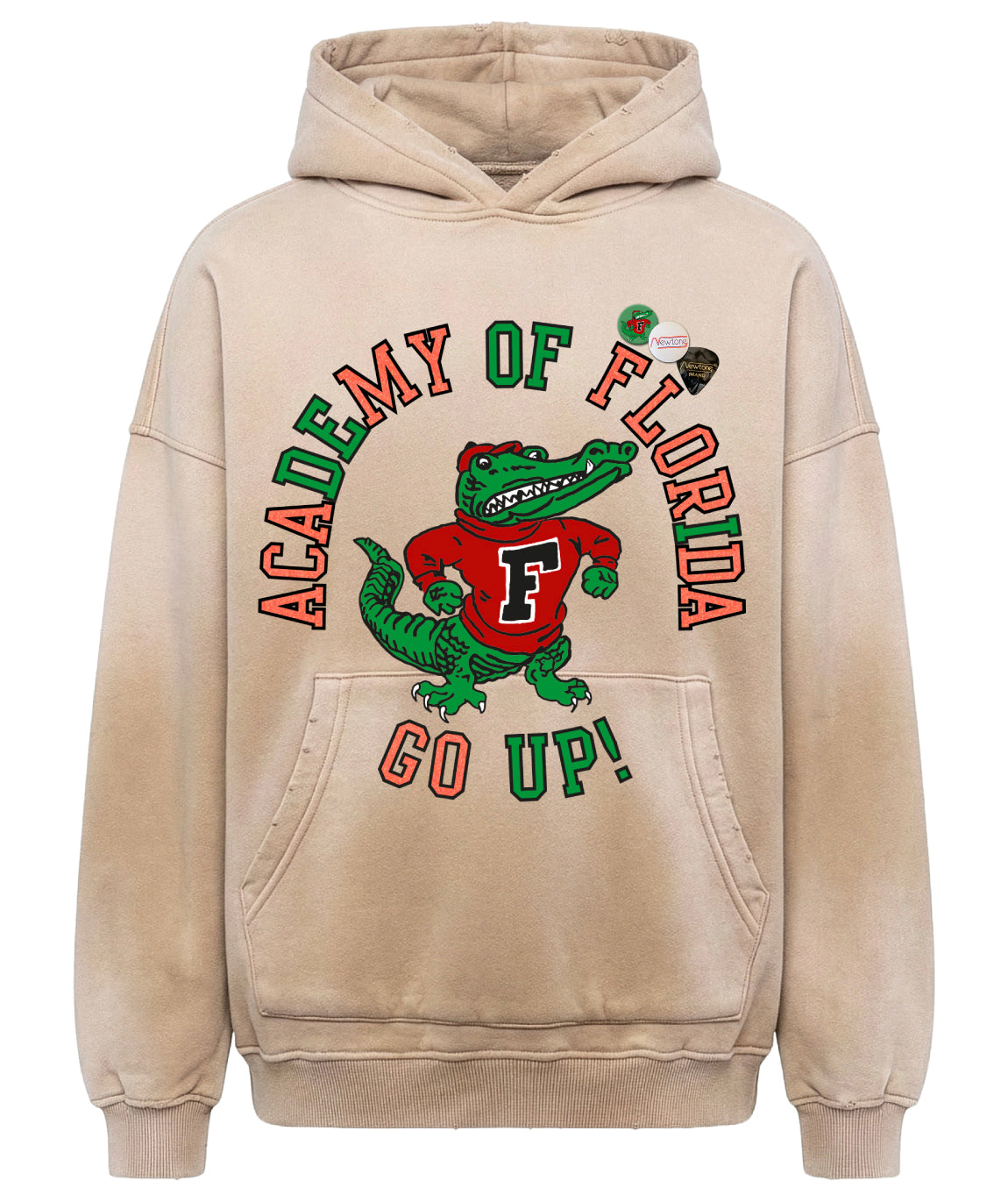 Vintage natural skyler "GO UP" hoodie