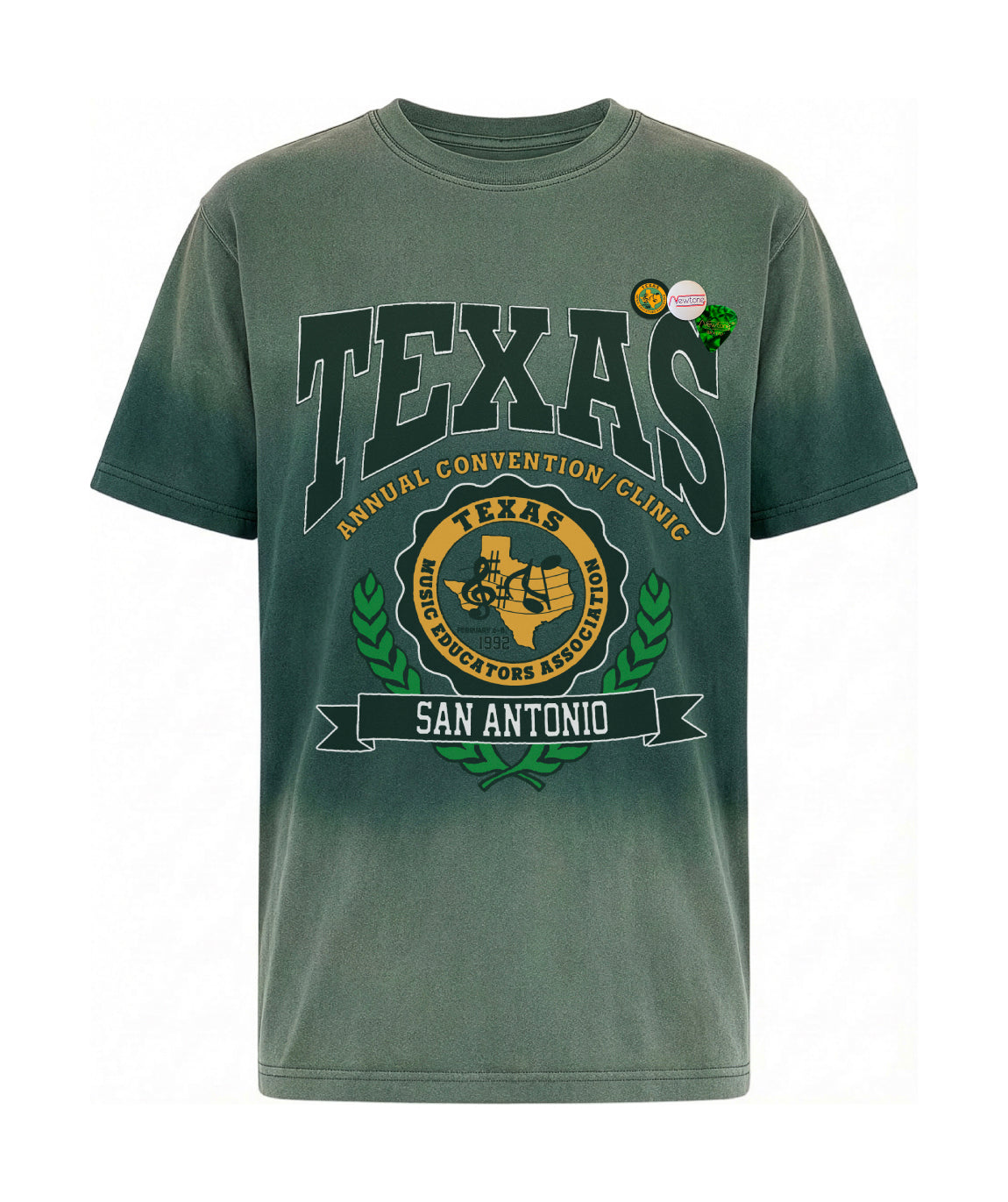 TEXAS" vintage forest trucker tee shirt