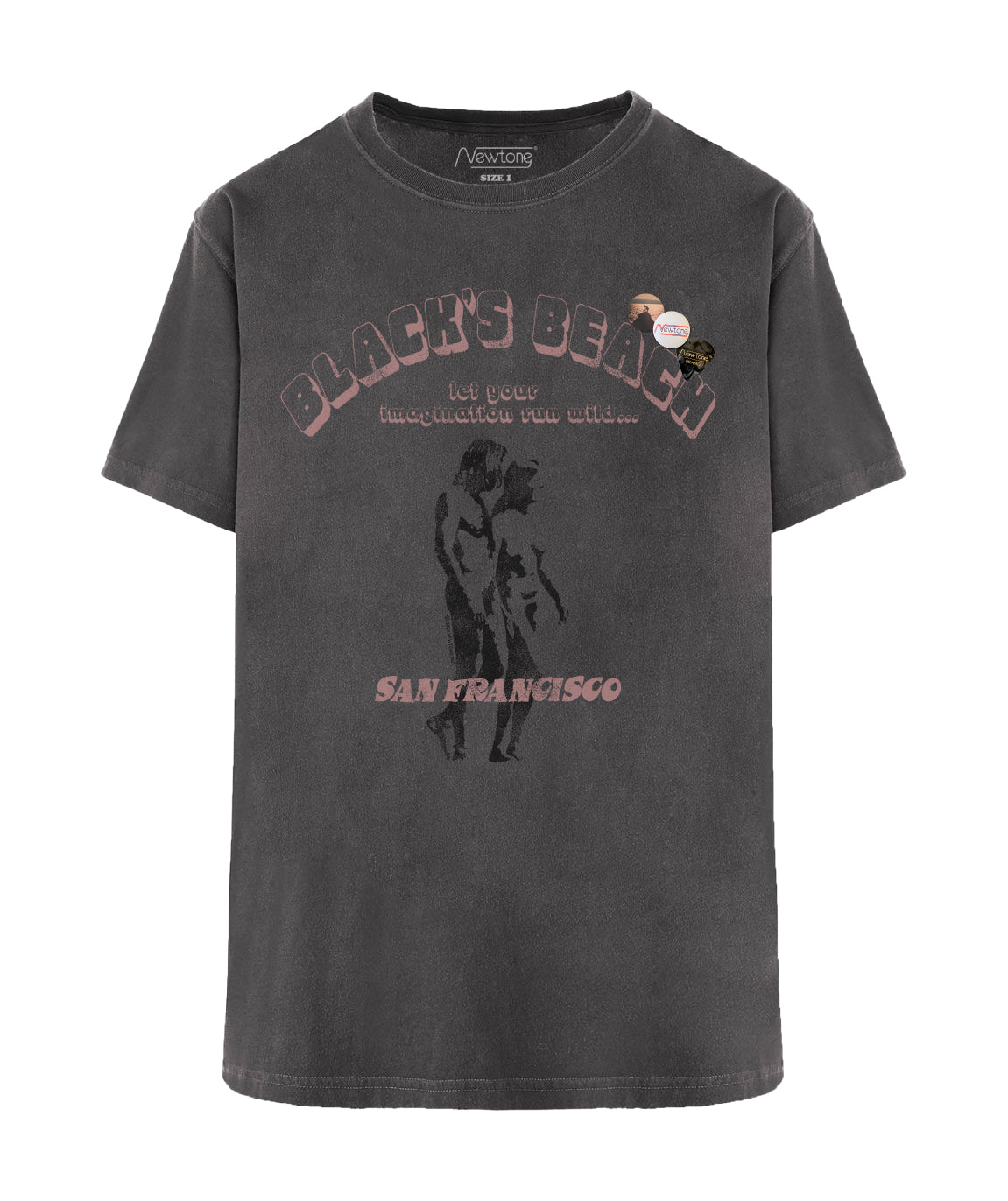 Pepper trucker tee "BLACK'S"