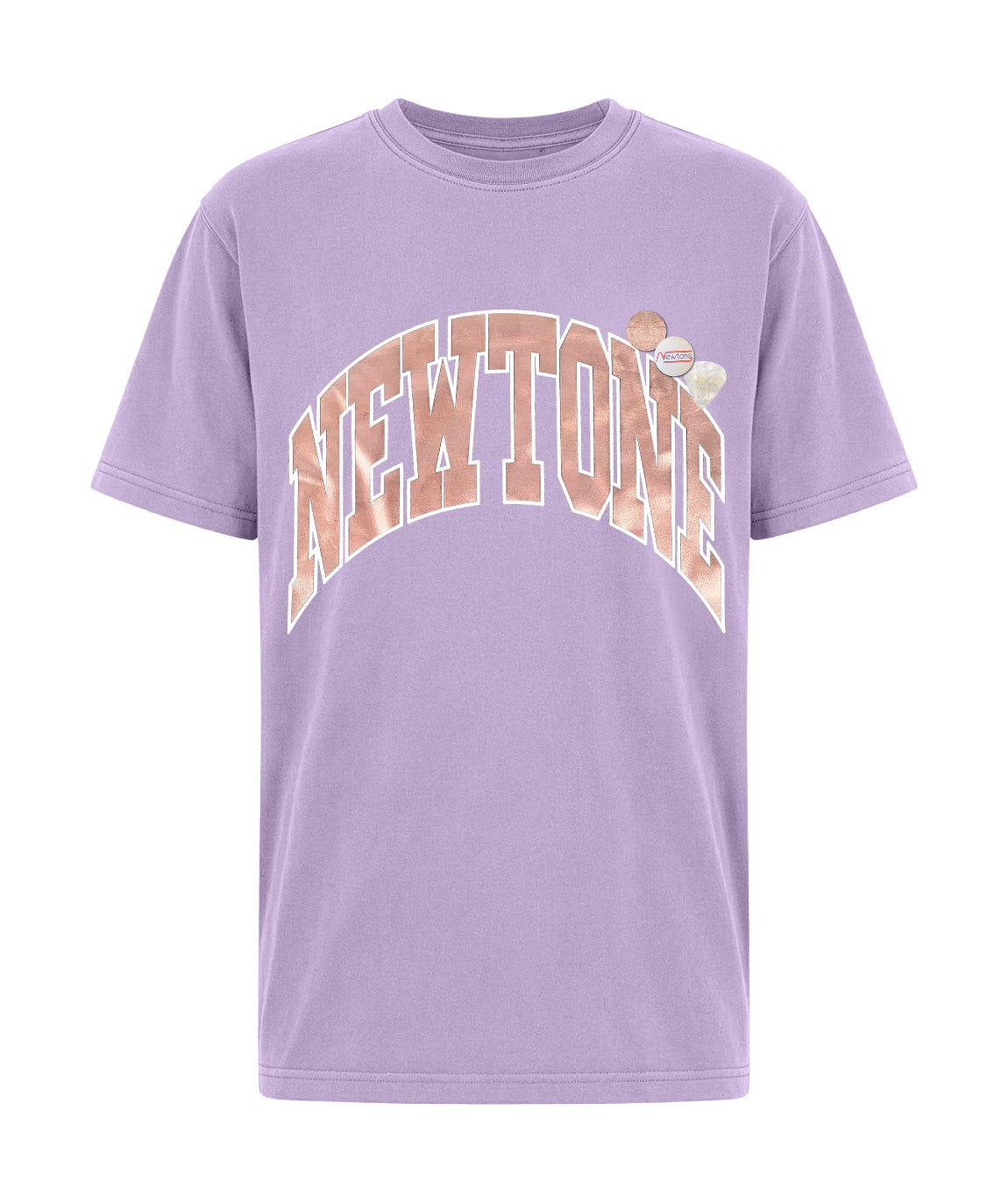 TONE SS25 lilac trucker tee shirt