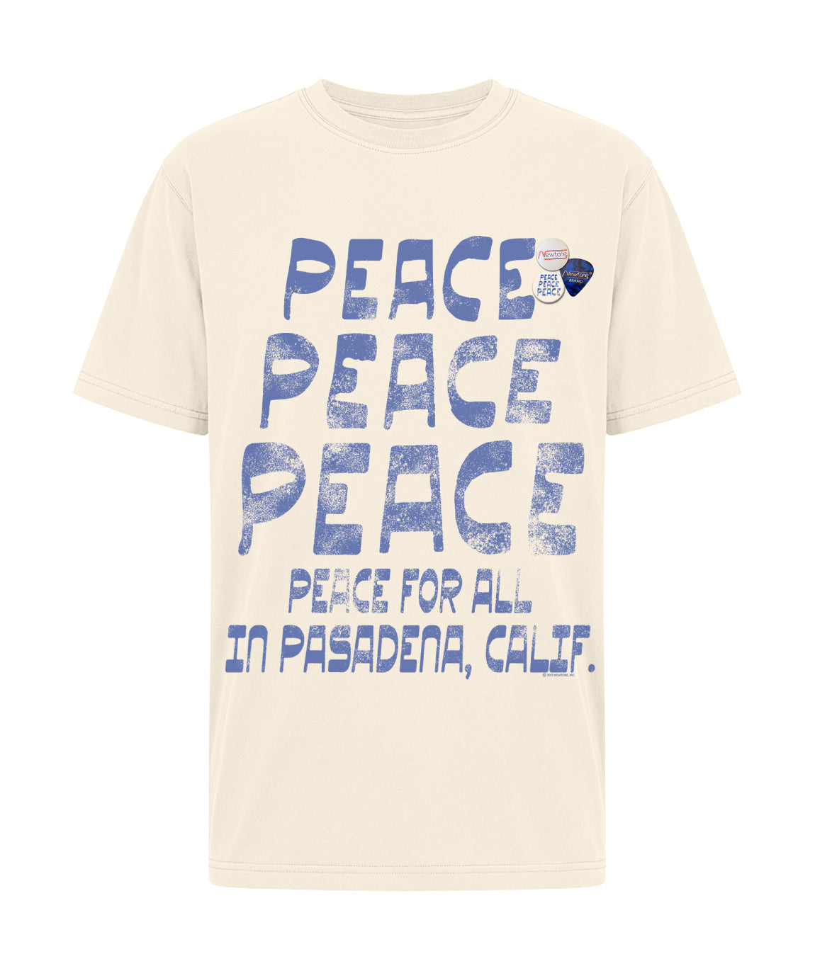 PASADENA" natural trucker tee shirt