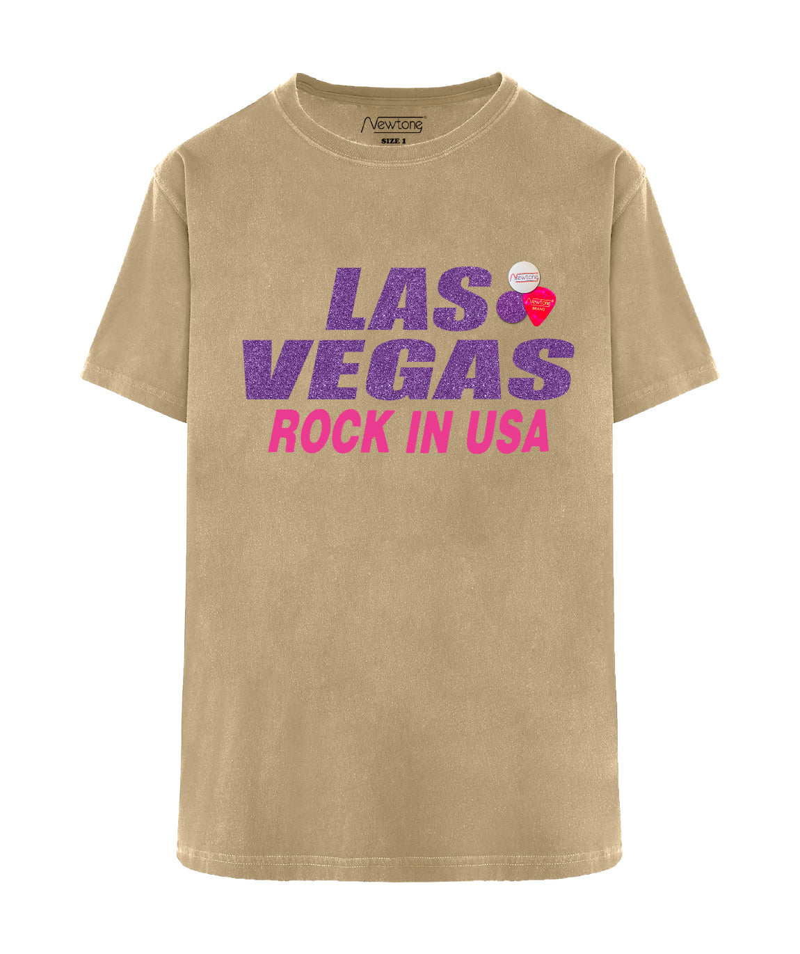 CITY SS25 irish cream trucker tee shirt