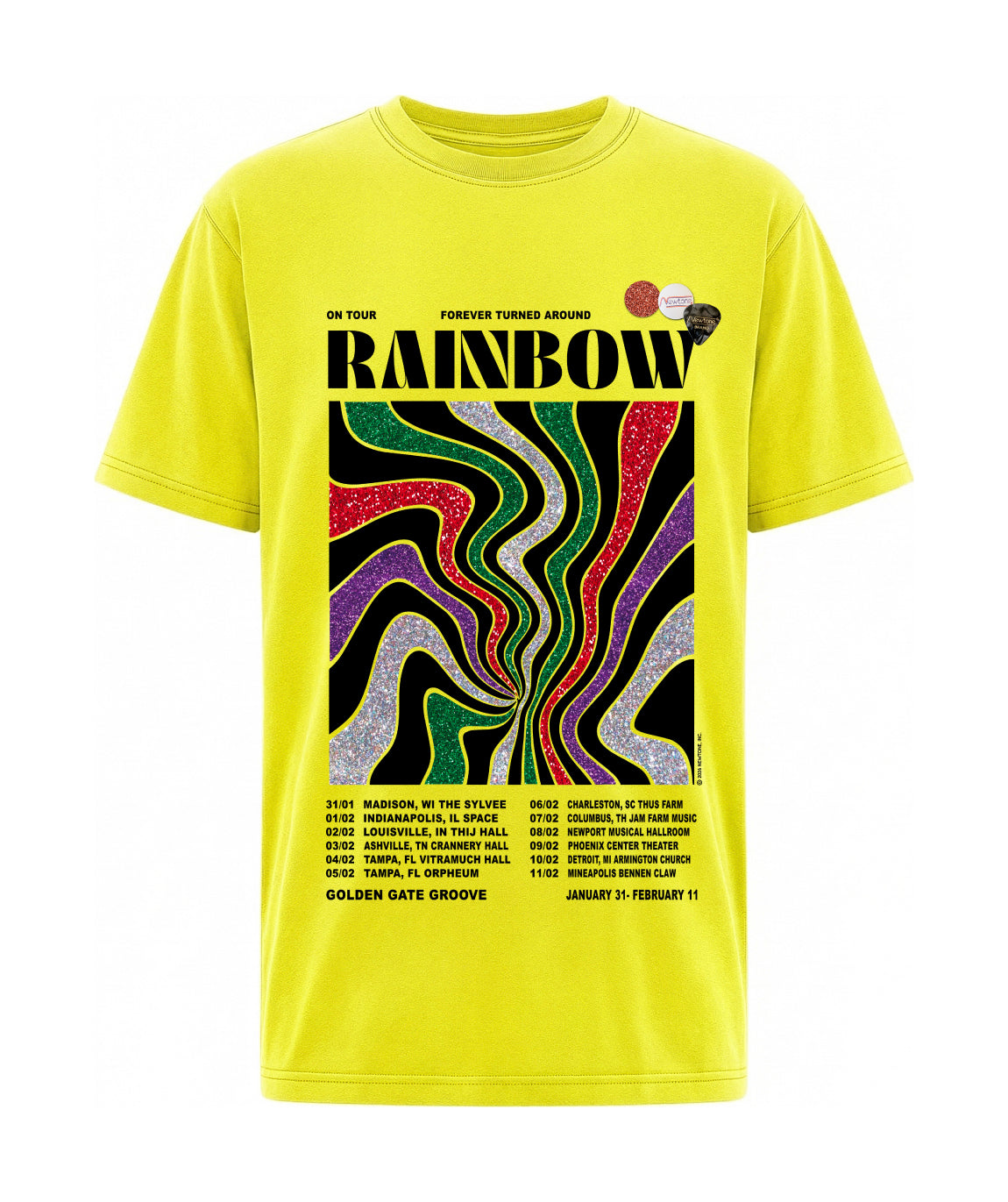 Trucker T-shirt sun "GOLDEN"