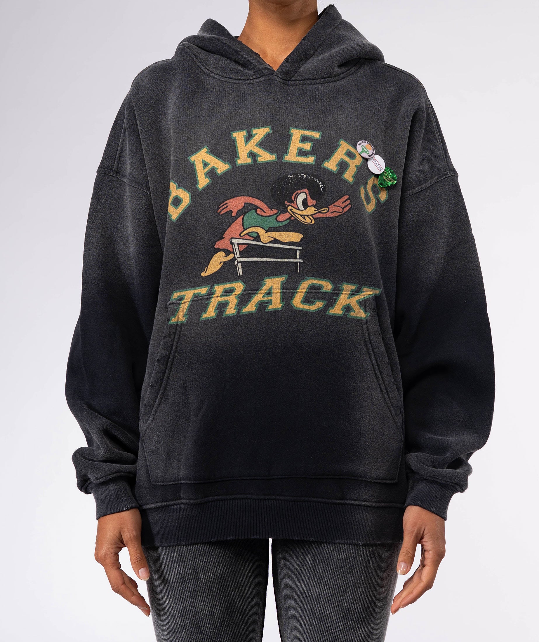 Vintage black "BAKERS" Skyler hoodie