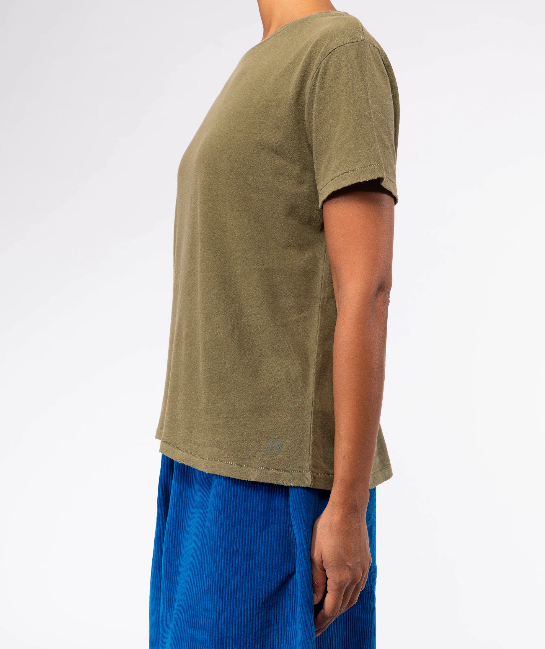 DAILY" starlight khaki tee shirt