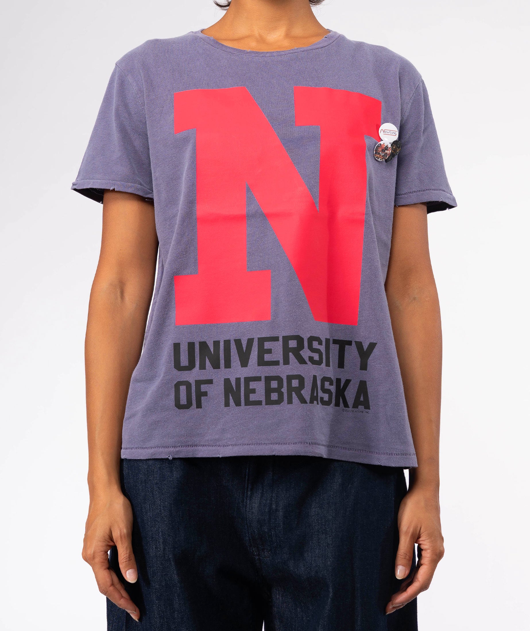 LETTERS" starlight grape tee shirt