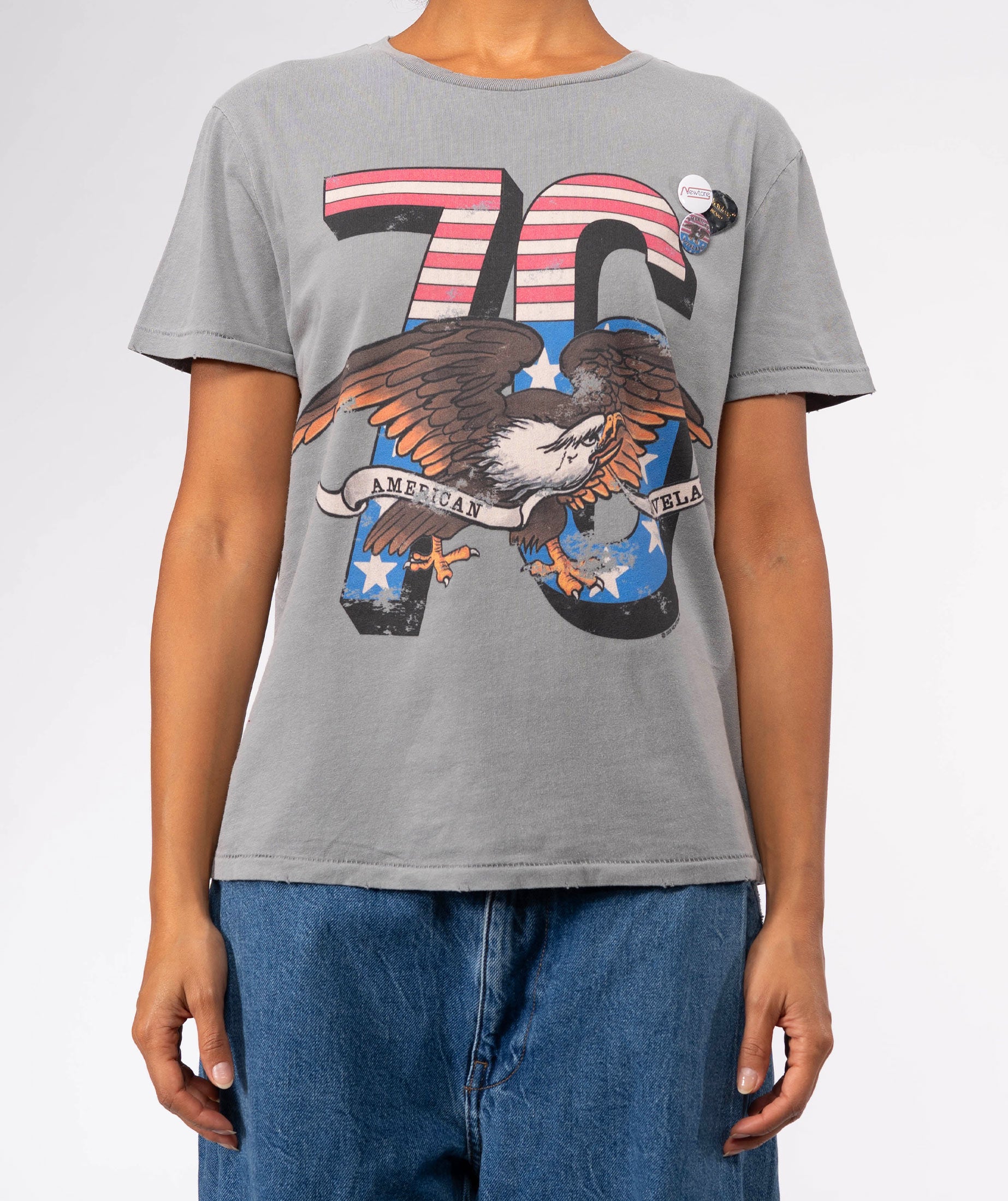 LOVELAND" starlight grey tee shirt