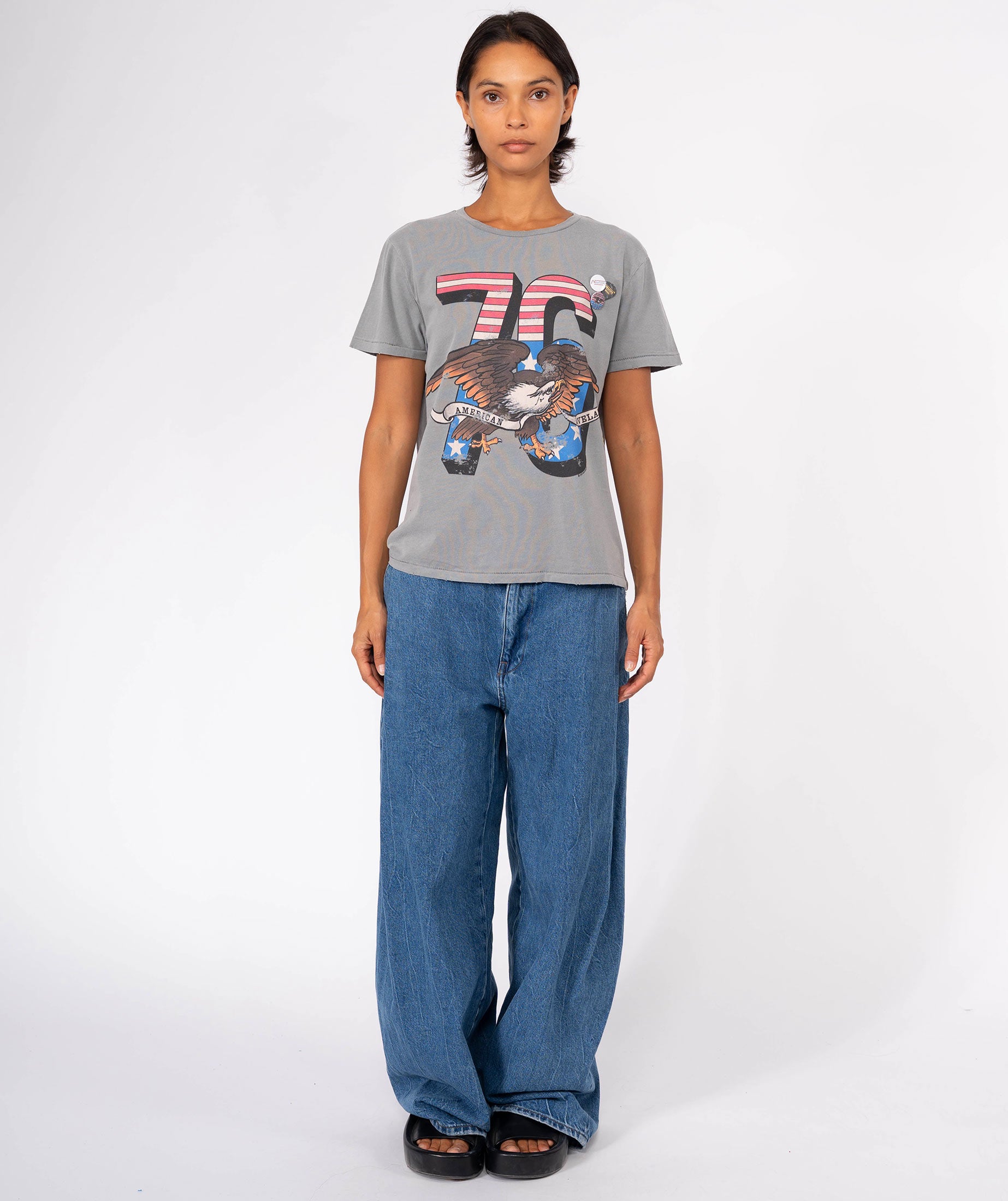 LOVELAND" starlight grey tee shirt