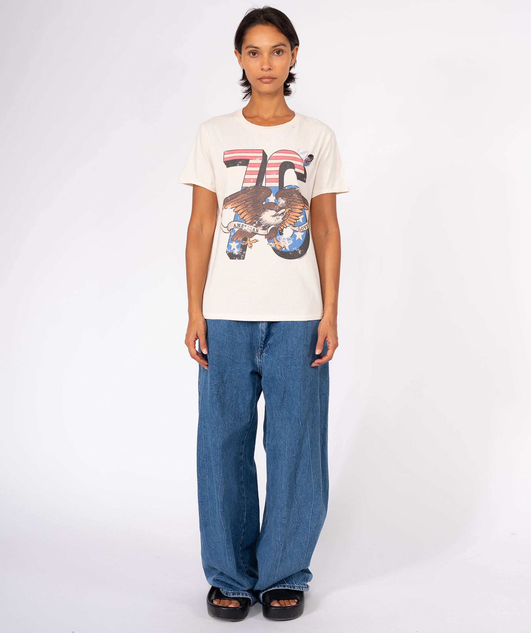 LOVELAND" starlight natural tee shirt