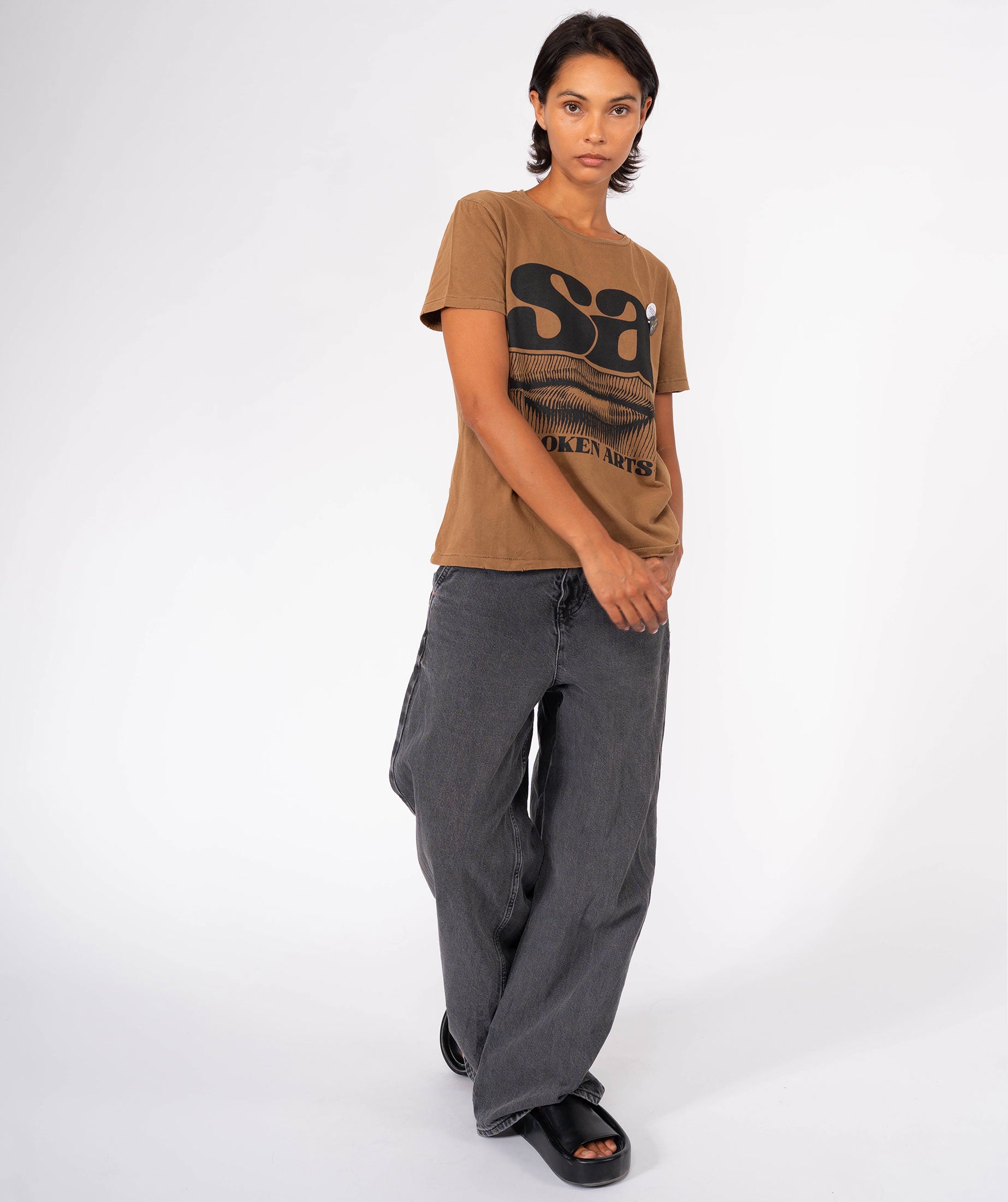 SPOKEN" havana starlight tee shirt