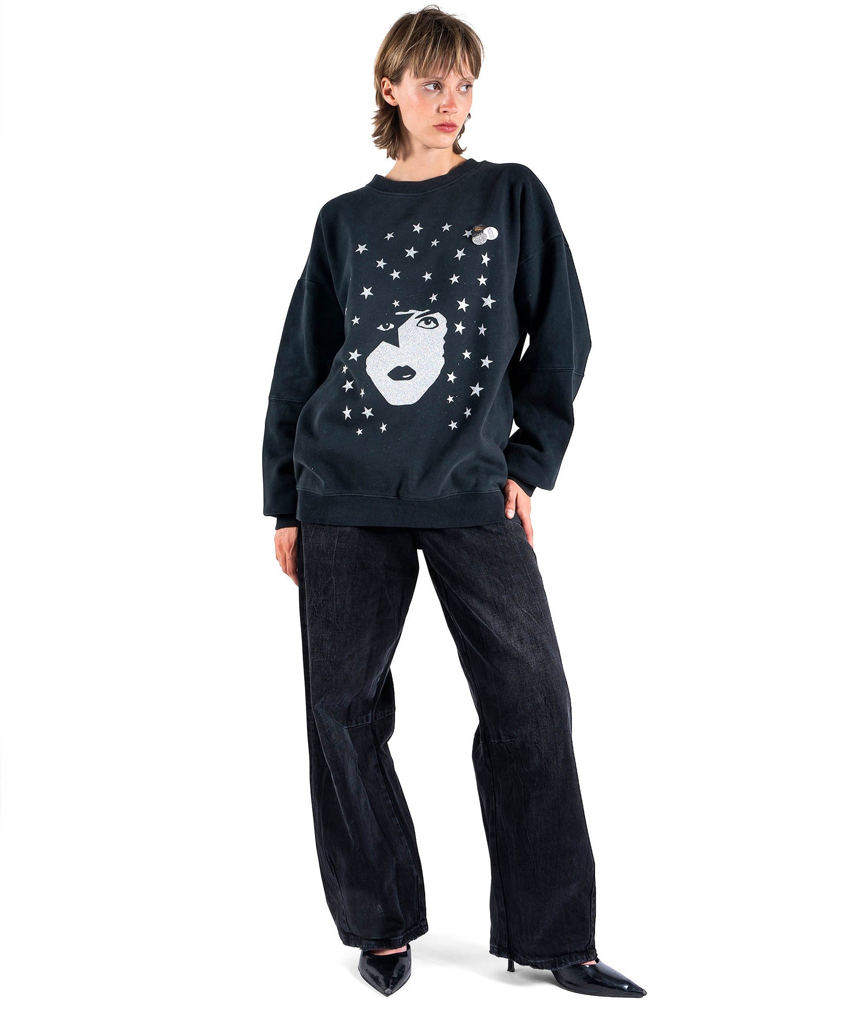 SINGER" roller night sweatshirt