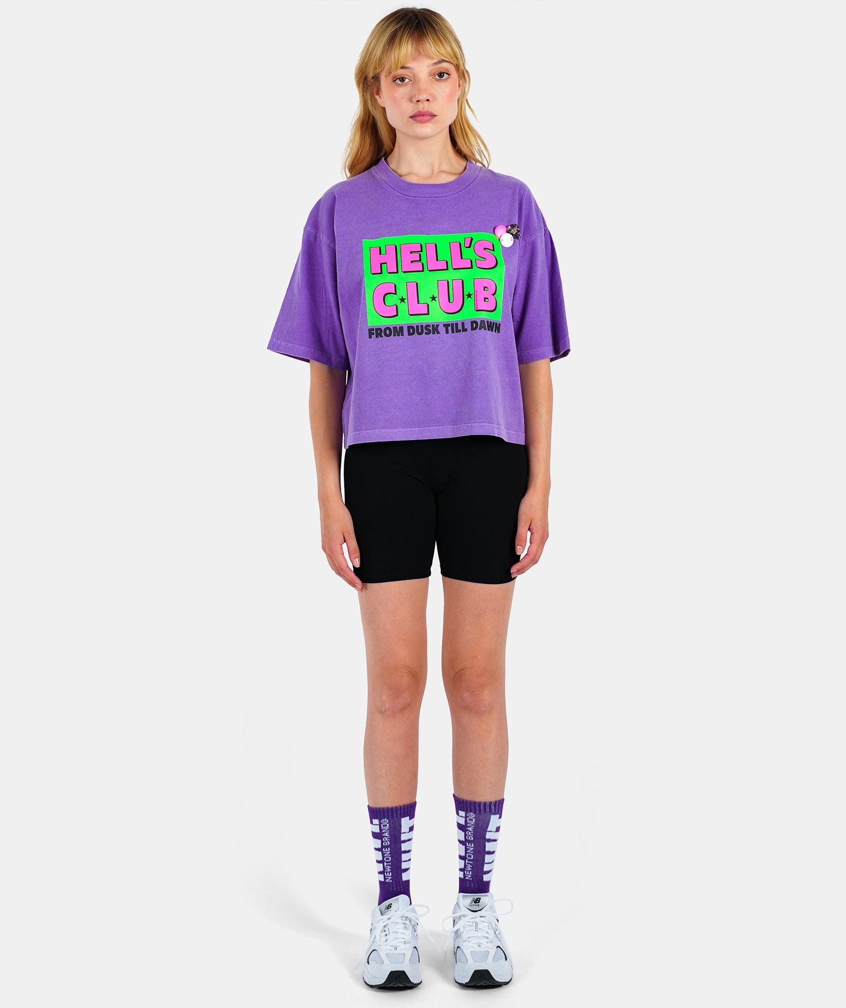 Crooper purple "DAWN" T-shirt - Newtone