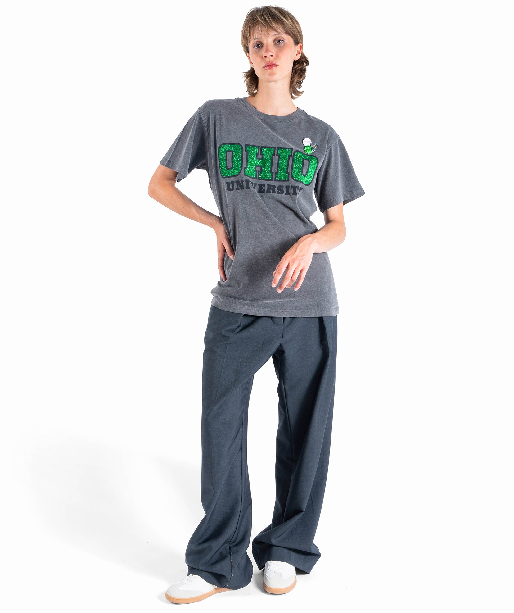 UNIVERSITY" pepper trucker tee shirt