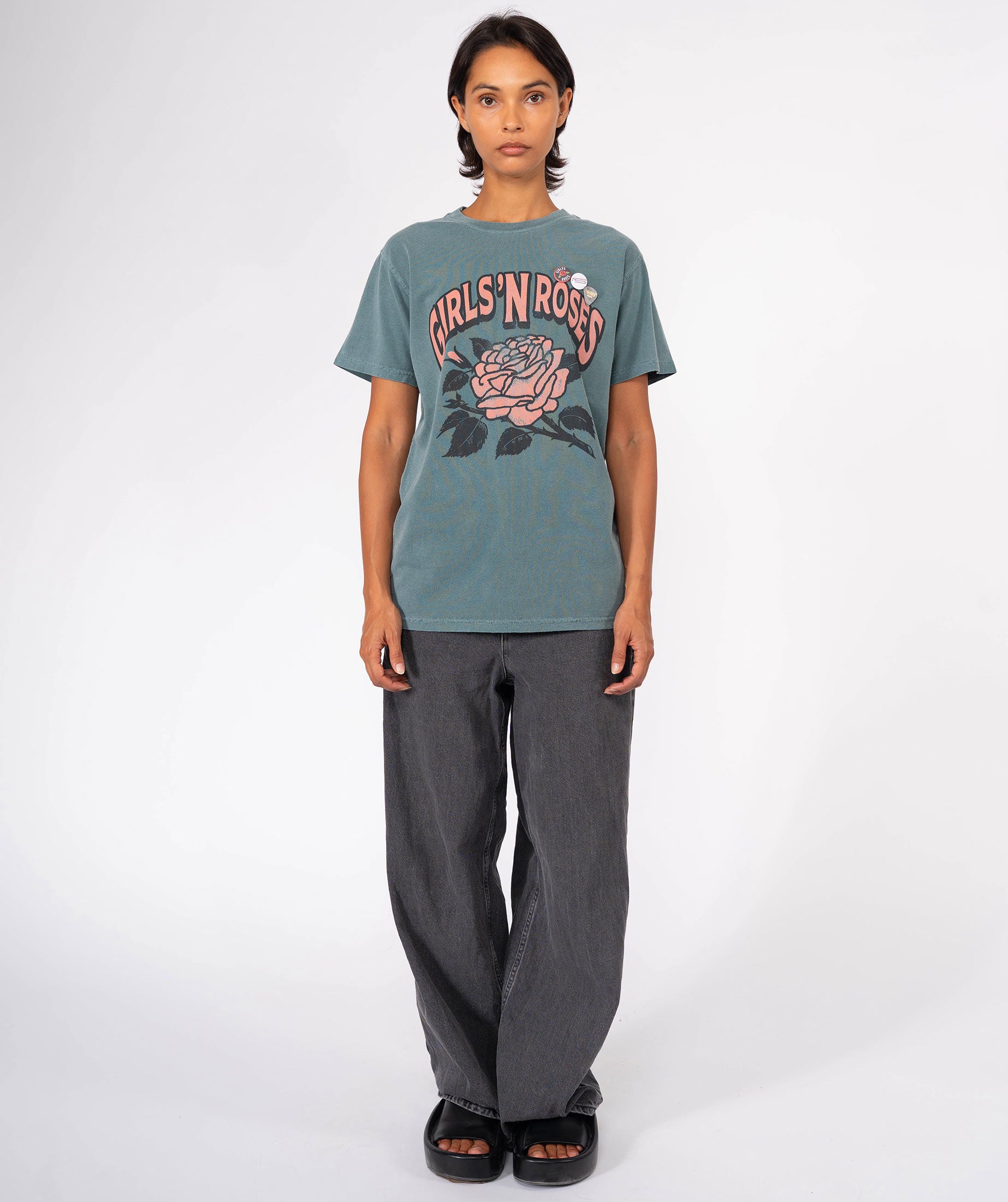 AXL" forest trucker tee shirt