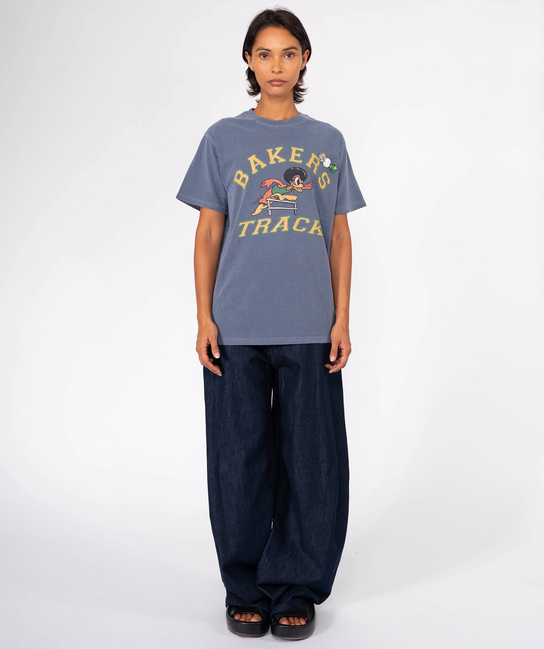 BAKERS" trucker denim tee shirt