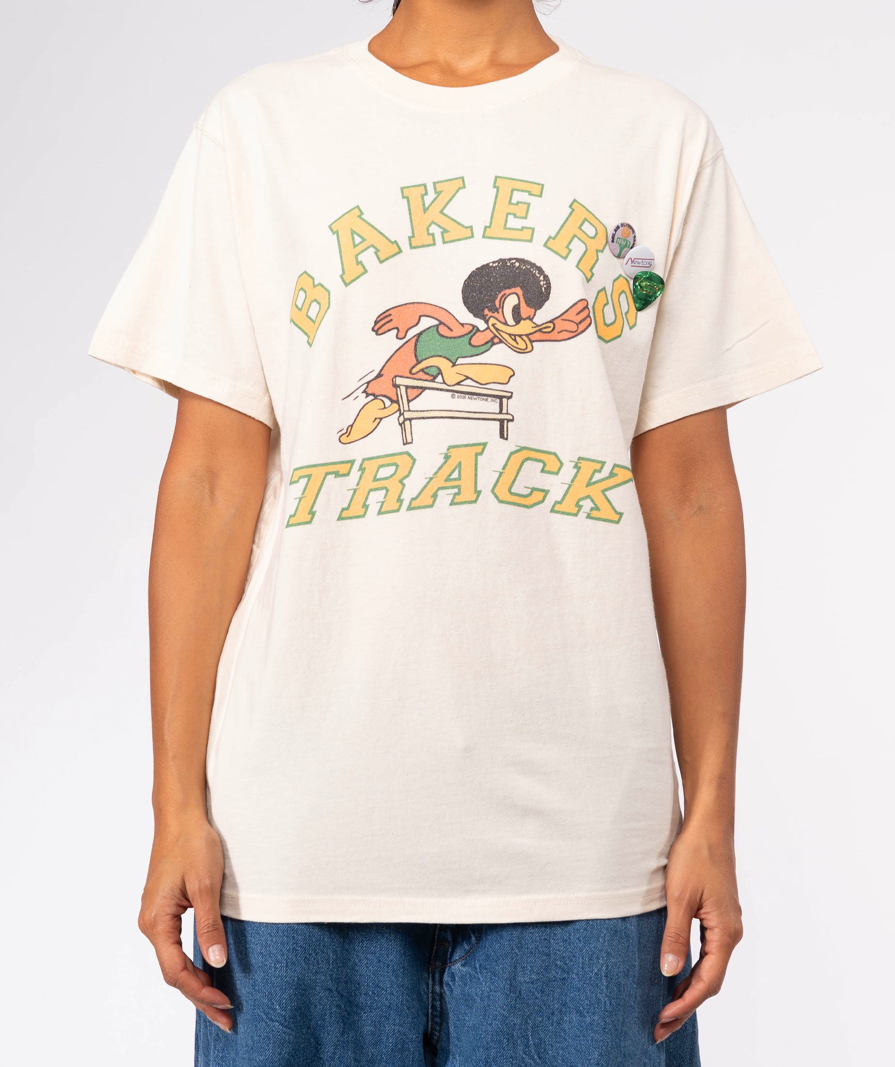 BAKERS" natural trucker tee shirt