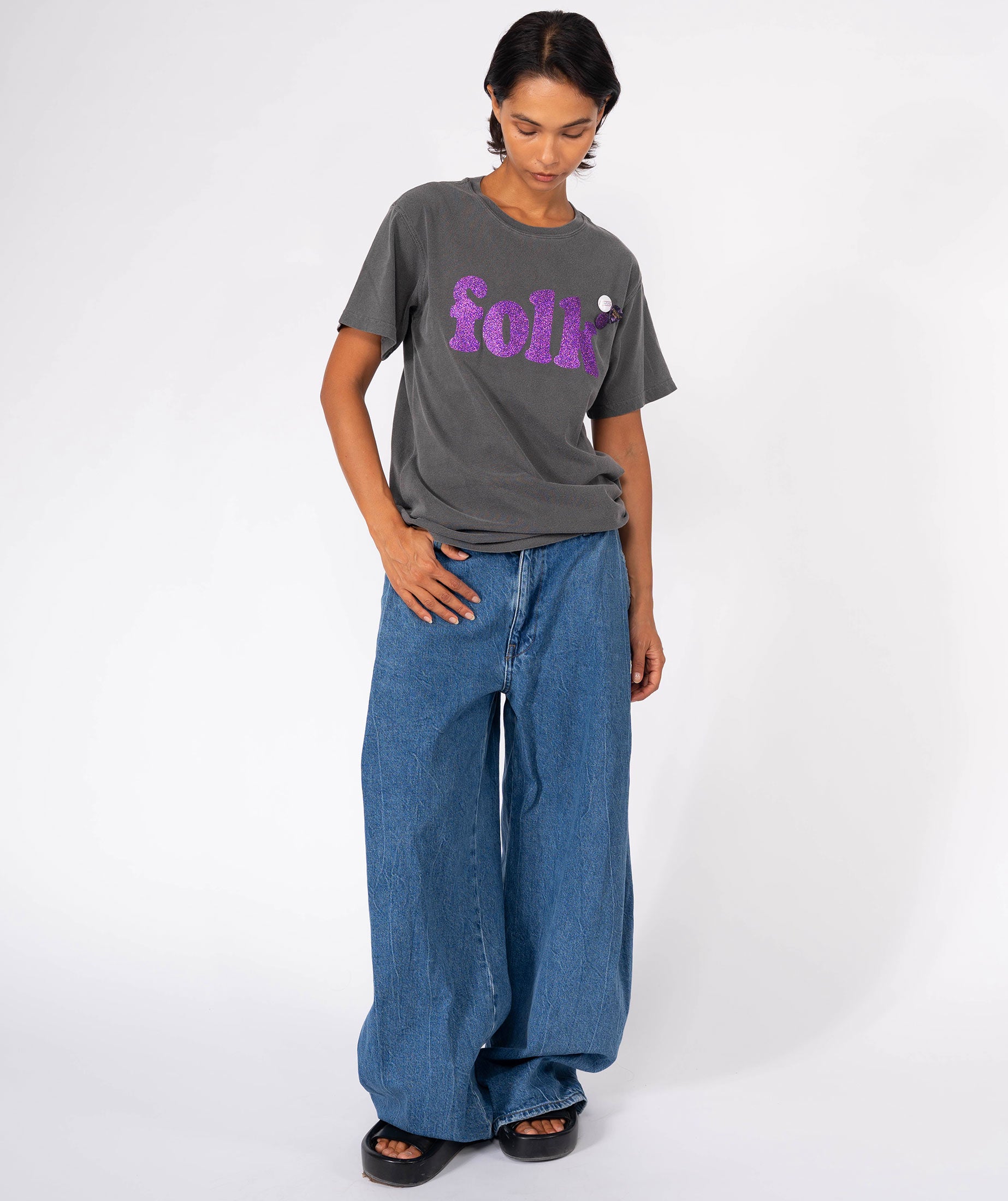 FOLK" pepper trucker tee shirt