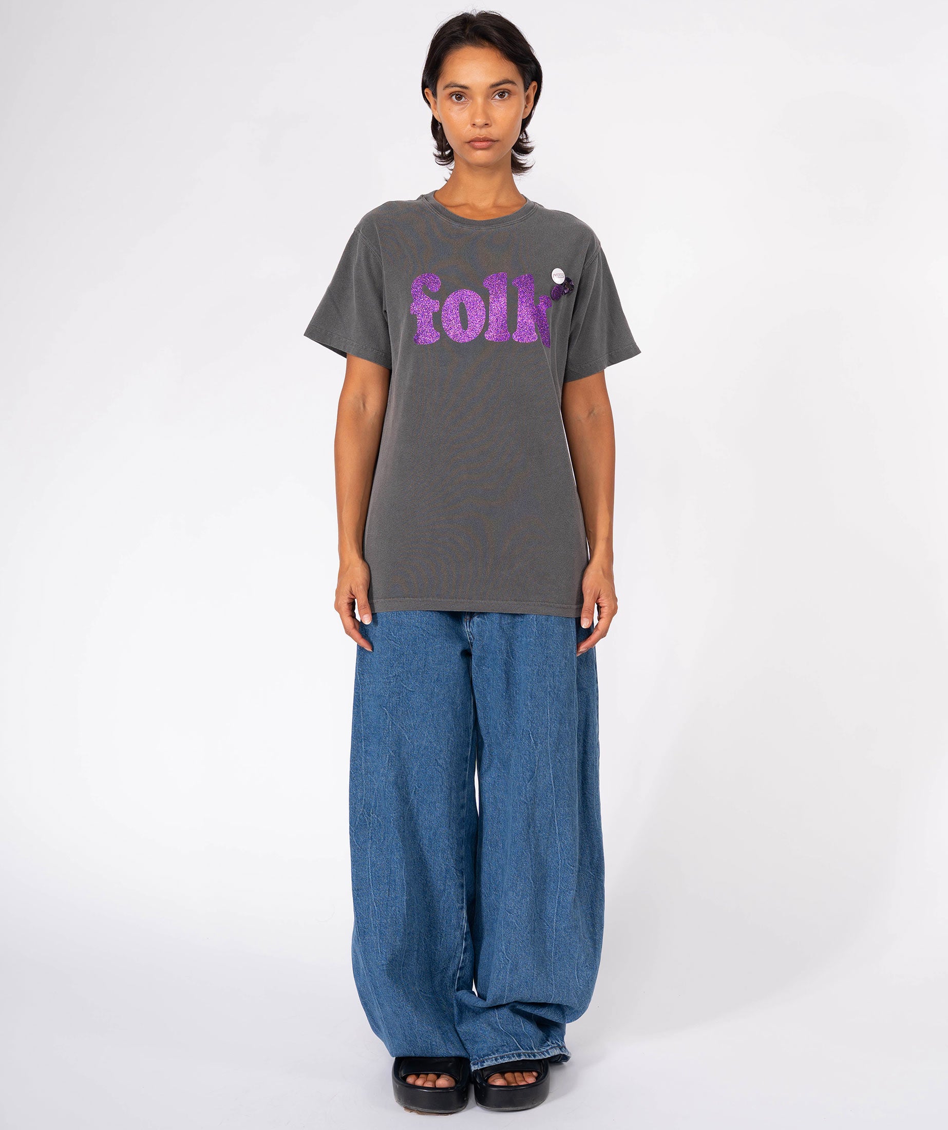 FOLK" pepper trucker tee shirt