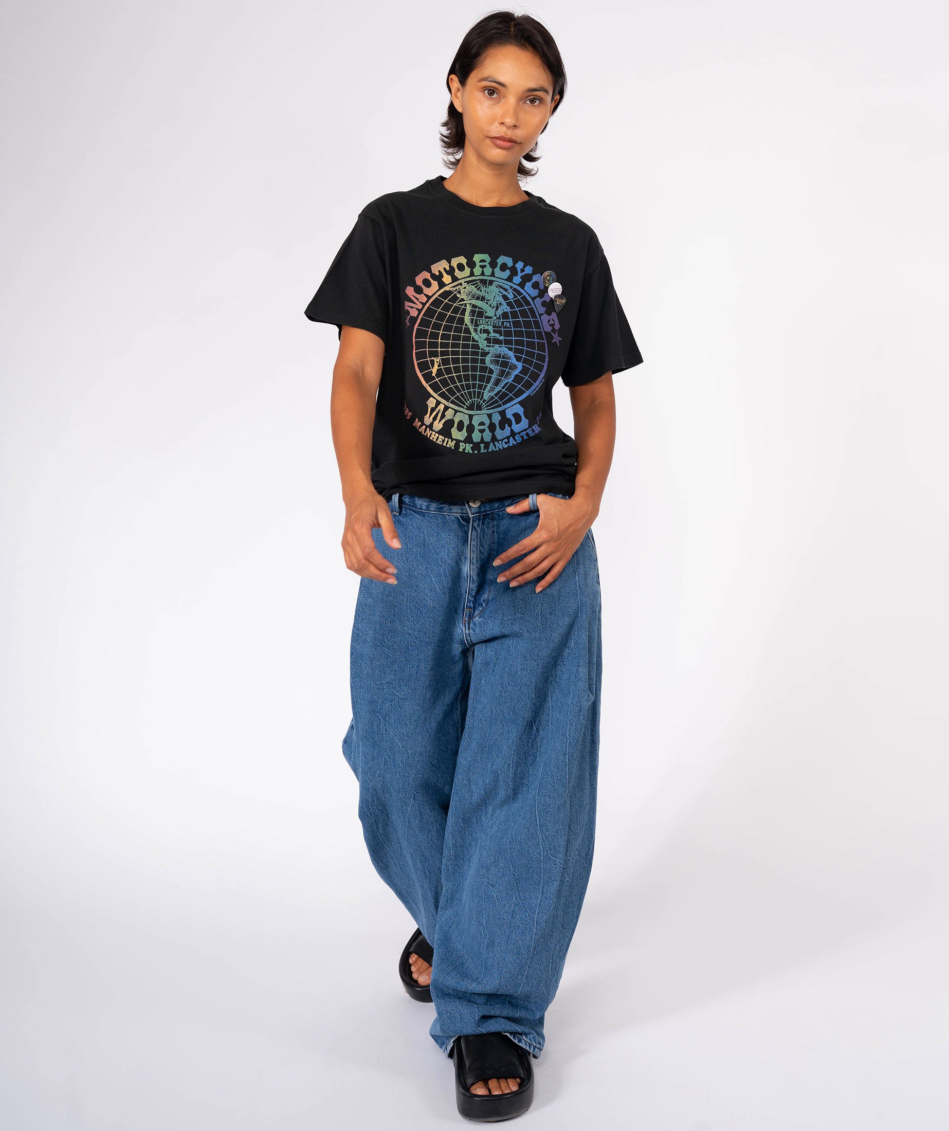 LANCASTER" trucker night tee shirt