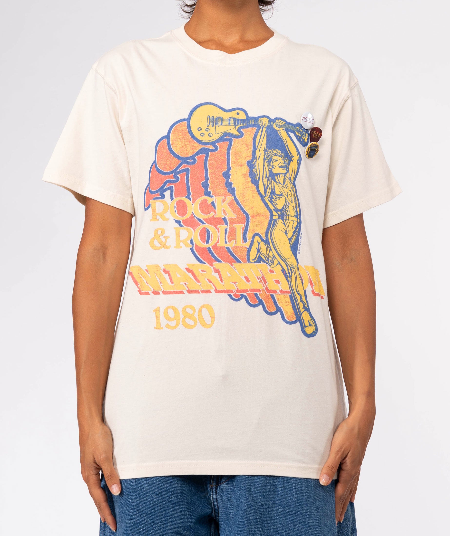 TED" natural trucker tee shirt