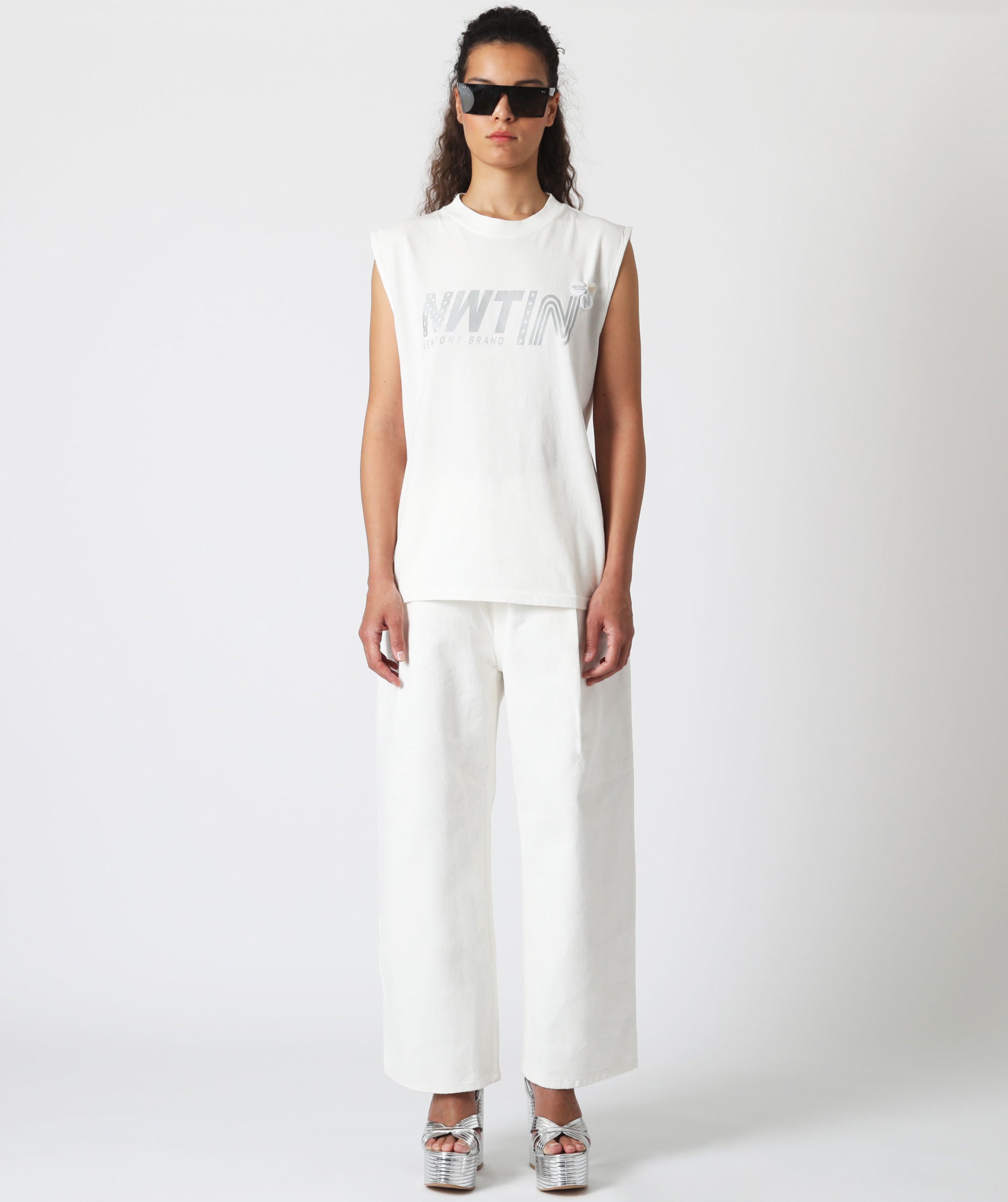 "OFFICIAL" dirty white biker T-shirt