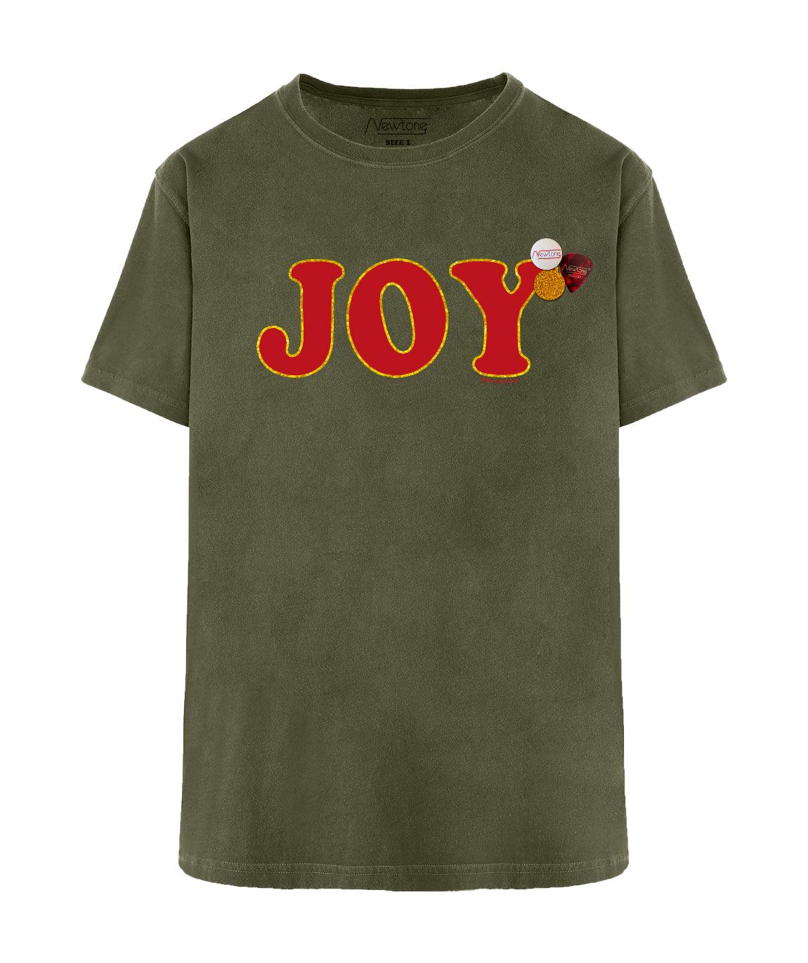 Khaki "JOY FW21" trucker tee - Newtone