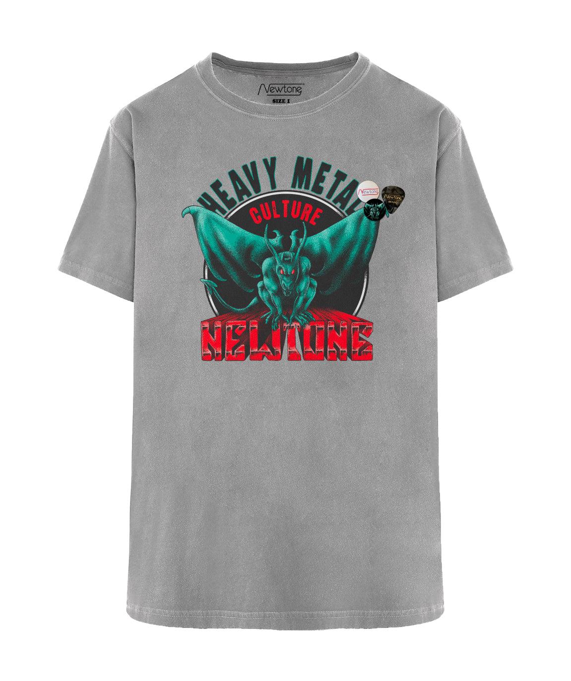 Tee shirt trucker grey "CULTURE" - Newtone