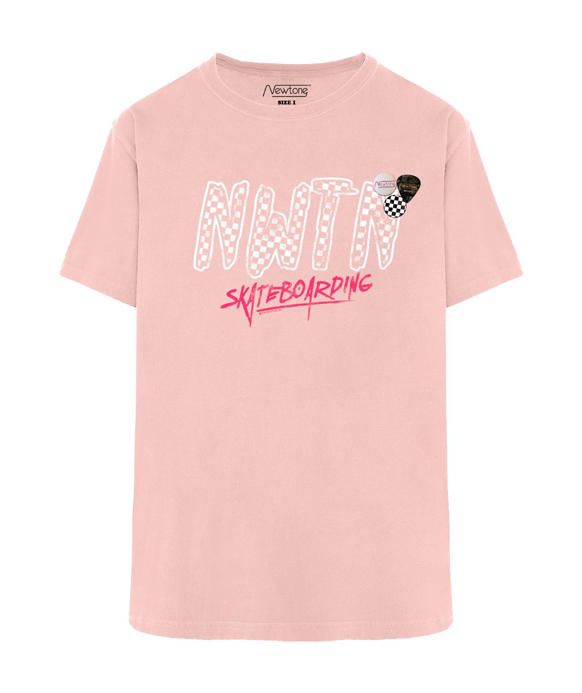 "SKATEBOARDING" trucker skin T-shirt - Newtone