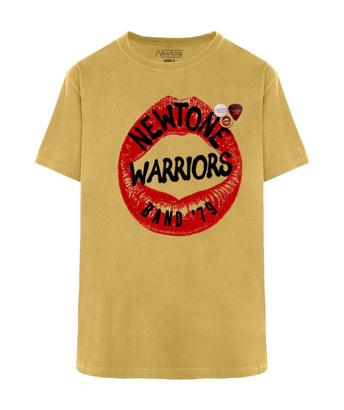 Mustard "WARRIORS" trucker tee - Newtone