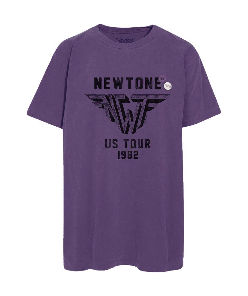 Grape trucker tee "WINGS" - Newtone