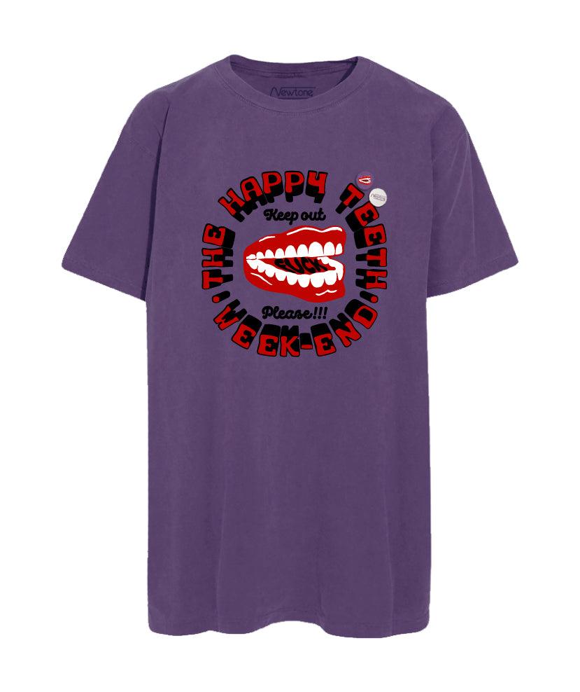 Tee shirt trucker grape "TEETH" - Newtone