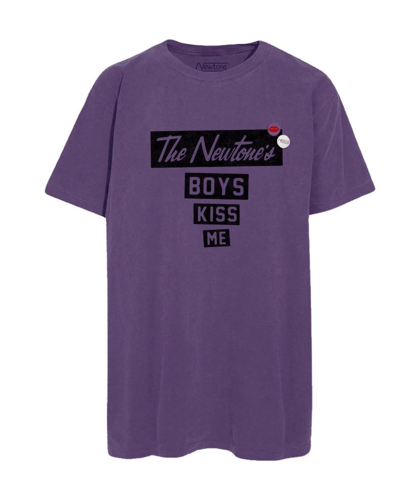 Tee shirt trucker grape "KISS ME" - Newtone