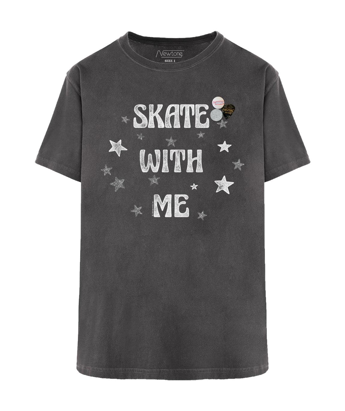 Tee shirt trucker pepper "SKATE WITH ME" - Newtone