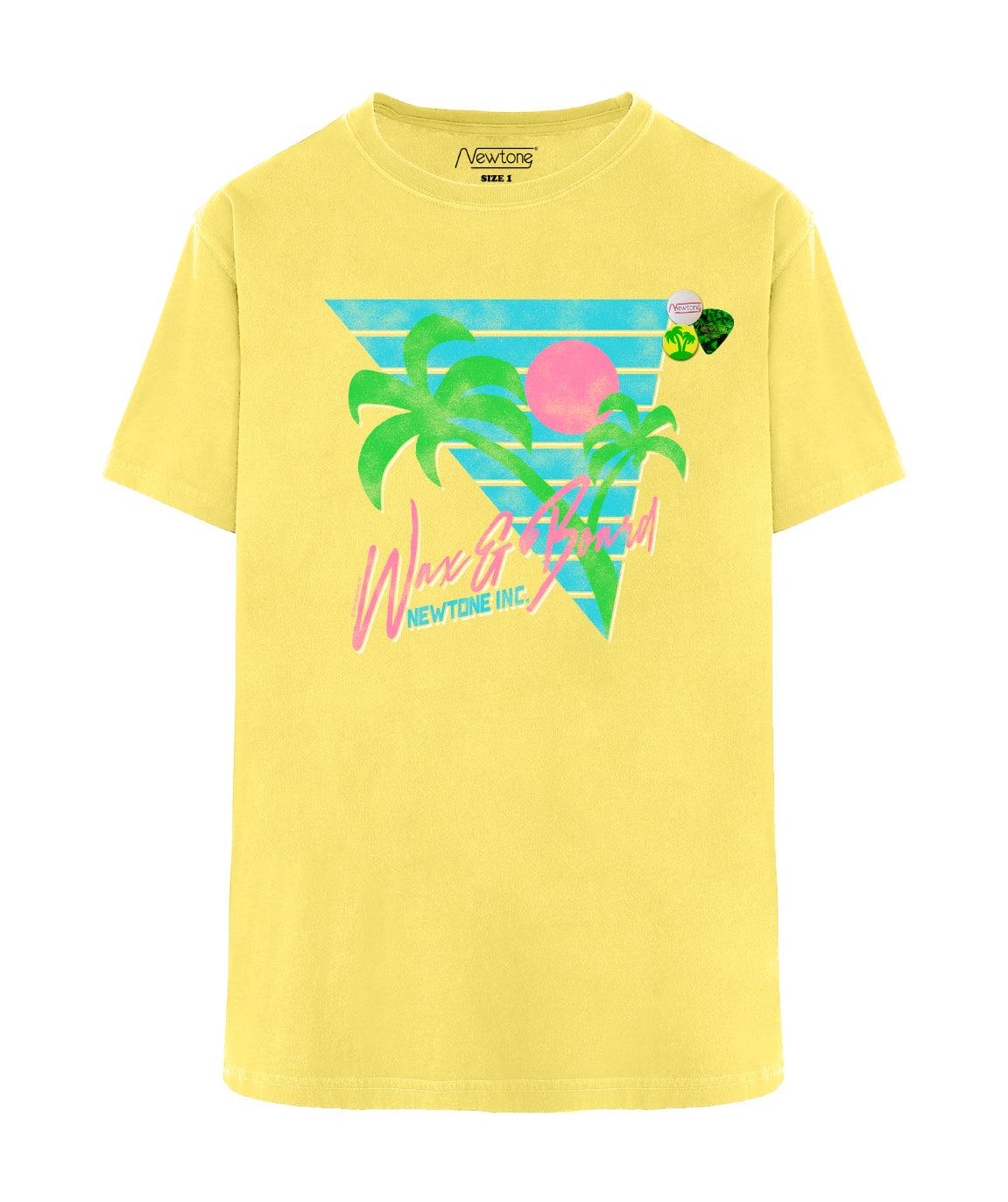 Lemon trucker tee "WAX" - Newtone