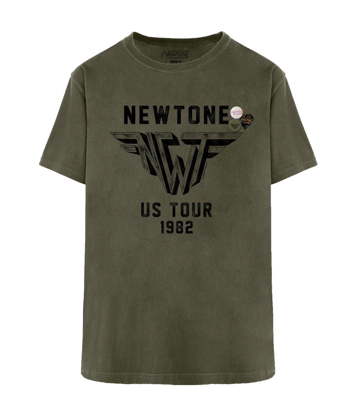 Khaki "WINGS" trucker tee - Newtone